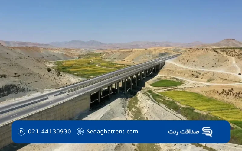 کوتاه ترین مسیر تهران تا شیراز